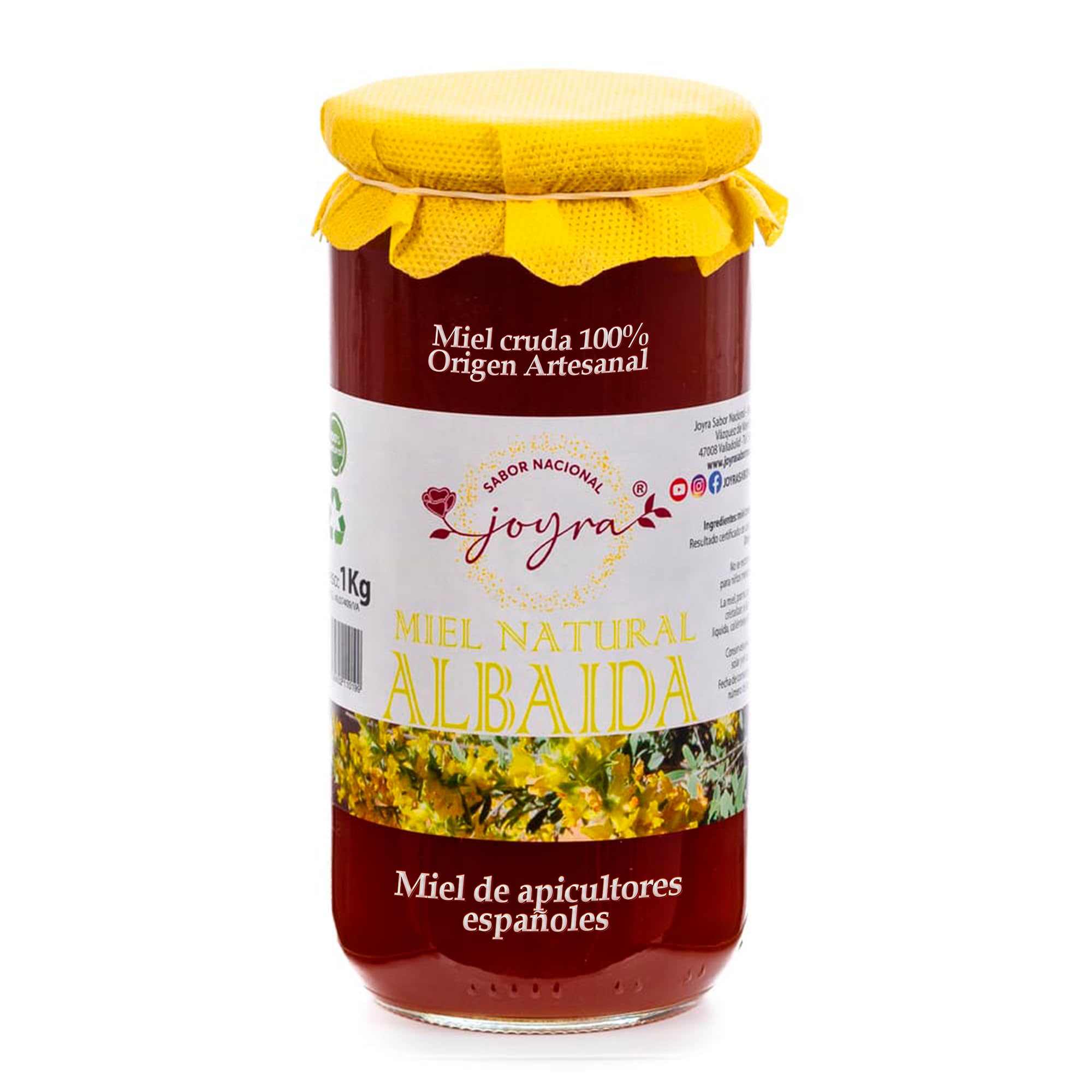 Miel Cruda, 100% MIel Pura de Abeja. Natural y Artesanal. 27 Variedades de sabores, APICULTURA ESPAÑOLA. Sin Pasteurizar, conservan Polen, Enzimas y Antioxidantes. (1 KG, Miel de Eucalipto) — view 19