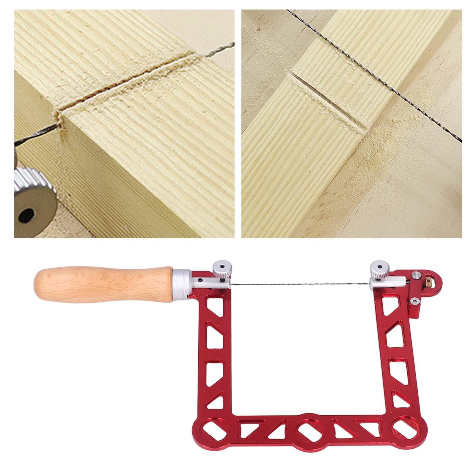 Scie à Chantourner Manuelle Garosa 5 Pouces Polyvalente pour Bricolage Précis avec Lame Renforcée pour Bois Plastique Caoutchouc Métal Mou Artisanat DIY