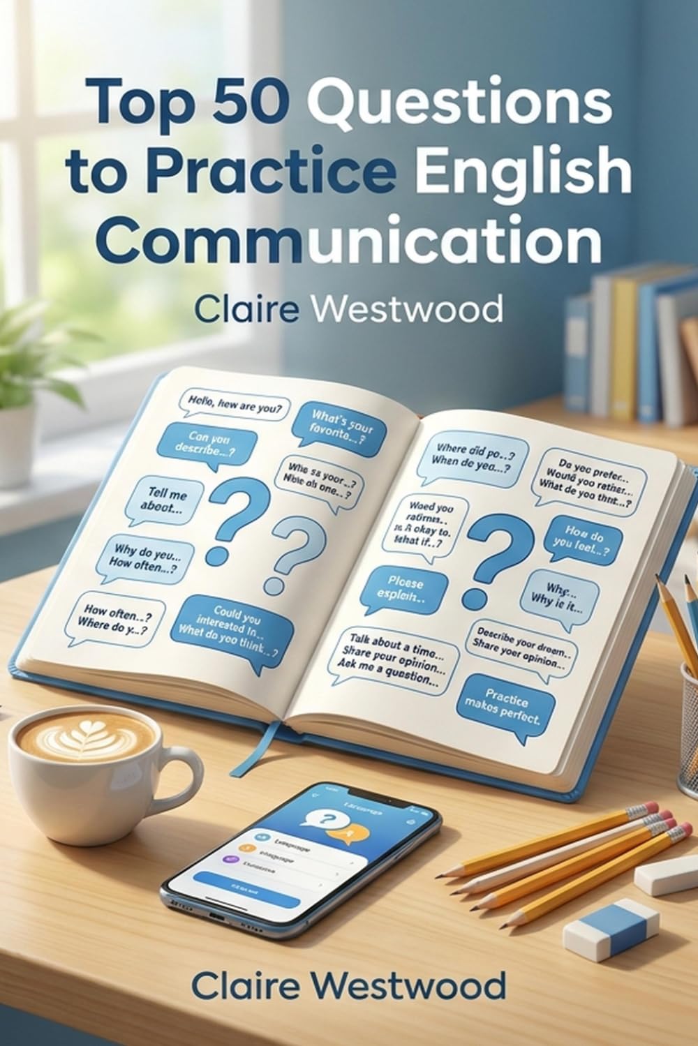 Top 50 Questions to Practice English Communication: Simple Speaking Prompts to Build Confidence, Fluency, and Everyday Conversation Skills