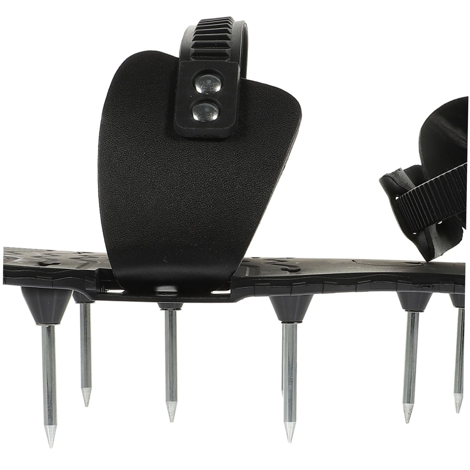 TOYANDONA Zapatos Aireadores de Césped Púas de PU y Correas Ajustables para Jardinería, Mejora la Salud del Césped en Jardines, Negro