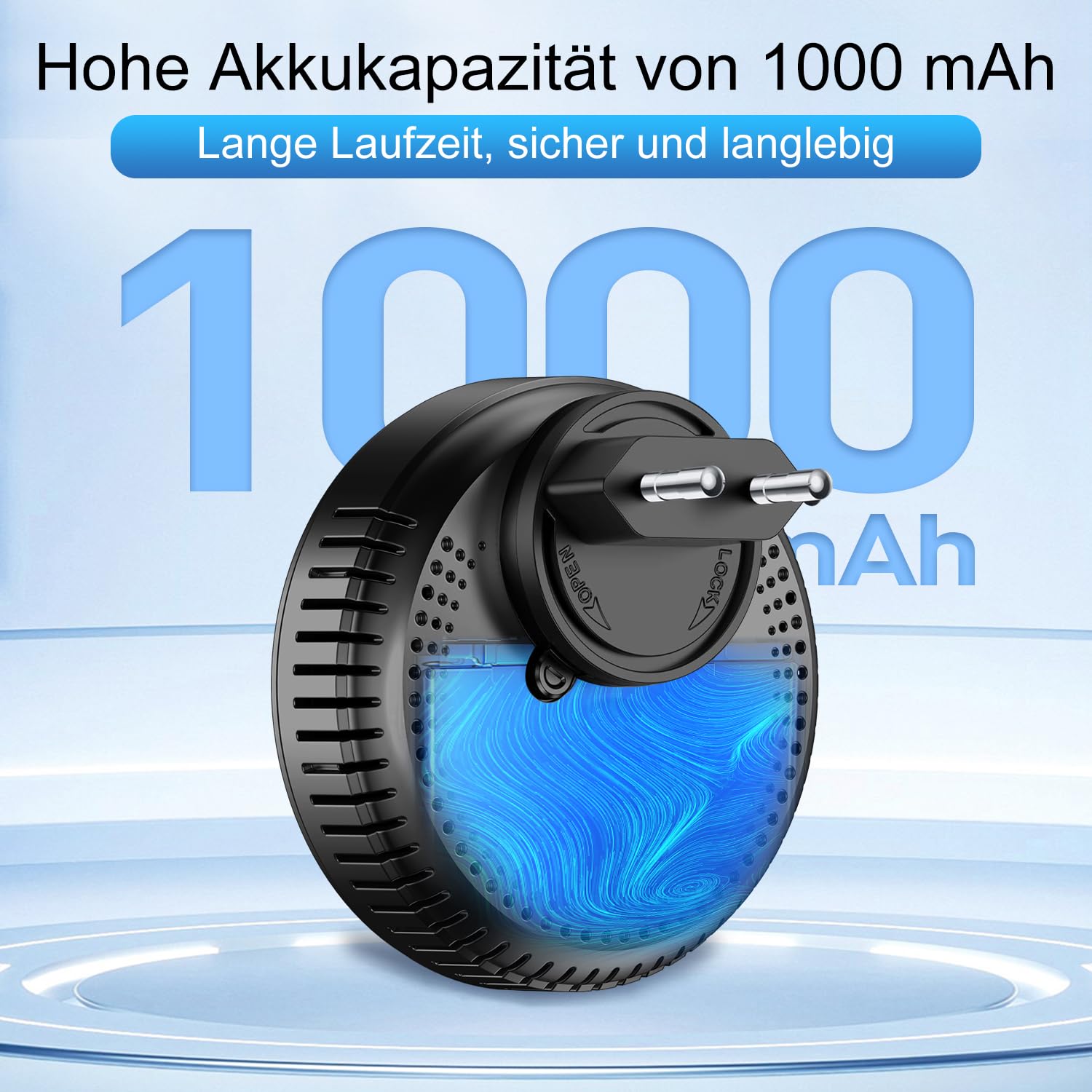 5in1 Rauchmelder CO-Melder Gasmelder und Temp Feuchtigkeits-Sensor für Haus | Plug in Rauch CO Gas Kohlenmonoxid-Detektor mit Batterie, HD-Bildschirm, Temp Feuchtigkeits-Sensor für Home Hotel RV HD13