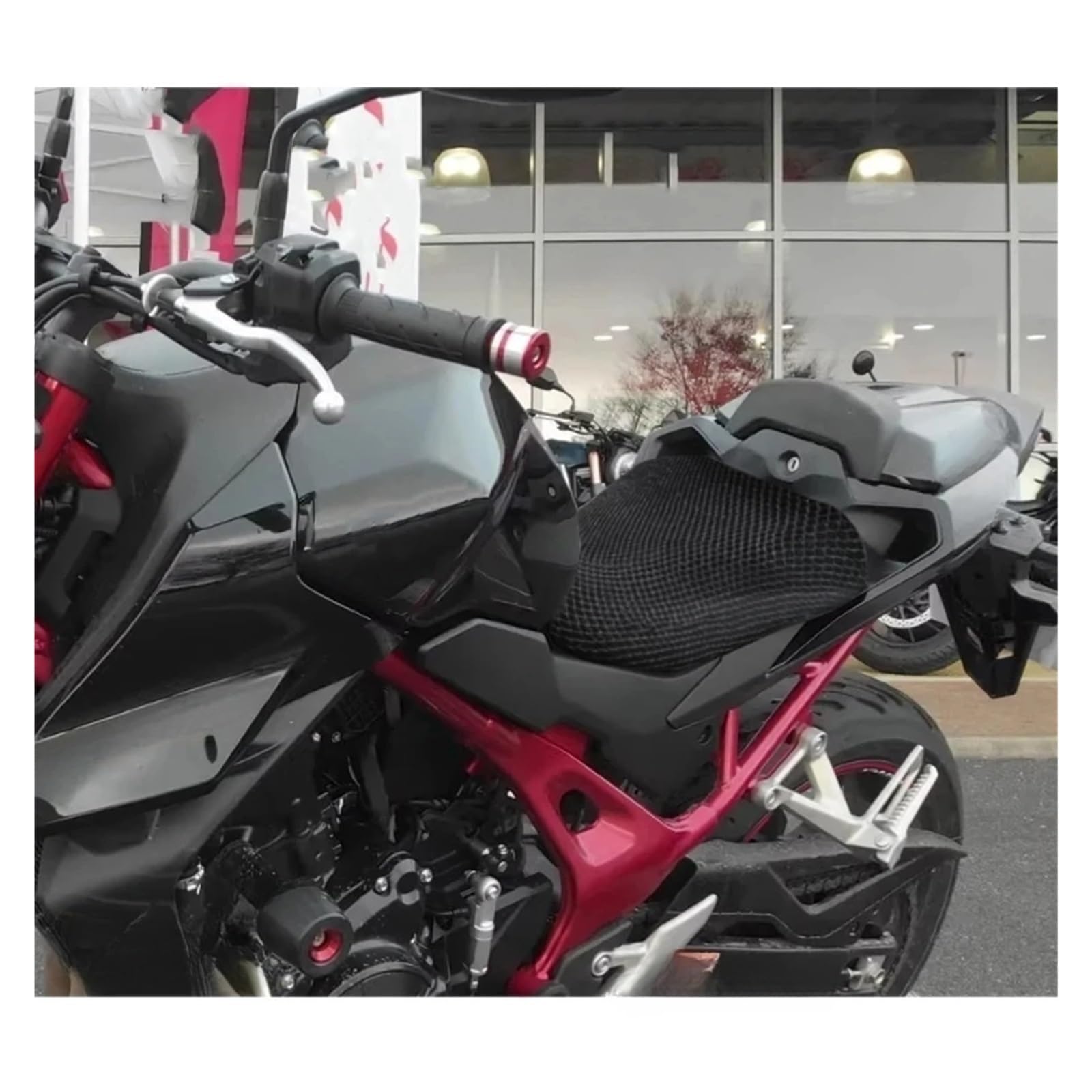 Motociclo Coprisedile Cuscino Per Hond&a CB750 Per Hornet 2023 Accessori CB 750 Sella Di Moto Proteggere Cuscino 3D A Nido D'ape Mesh Coperture