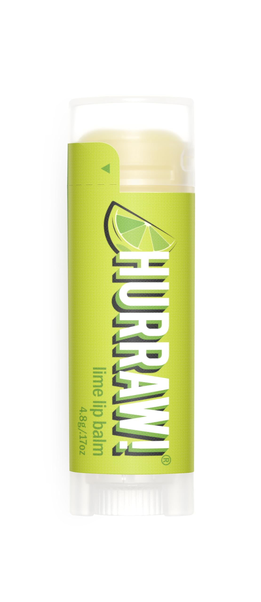 Hurraw! Lime Lip Balm: Organic, Certified Vegan, Cruelty and Gluten Free. Non-GMO, 100% Natural Ingredients. Bee, Shea, Soy and Palm Free. Made in USA