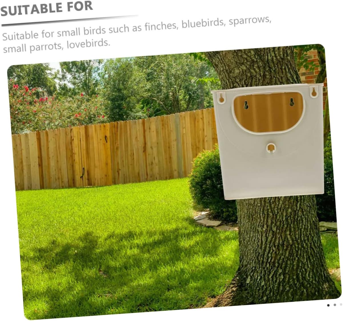 8pcs Bird Nesting Box Safe Plastic Breeding Hut for Finches Sparrows Lovebirds Easy to Warm Environment for Incubation for Use