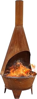 12 Brick Backyard Ideas for Charming Durable Outdoor Style 43 Sunnydaze 6-Foot Large Chiminea Outdoor Fireplace - Outdoor Wood-Burning...