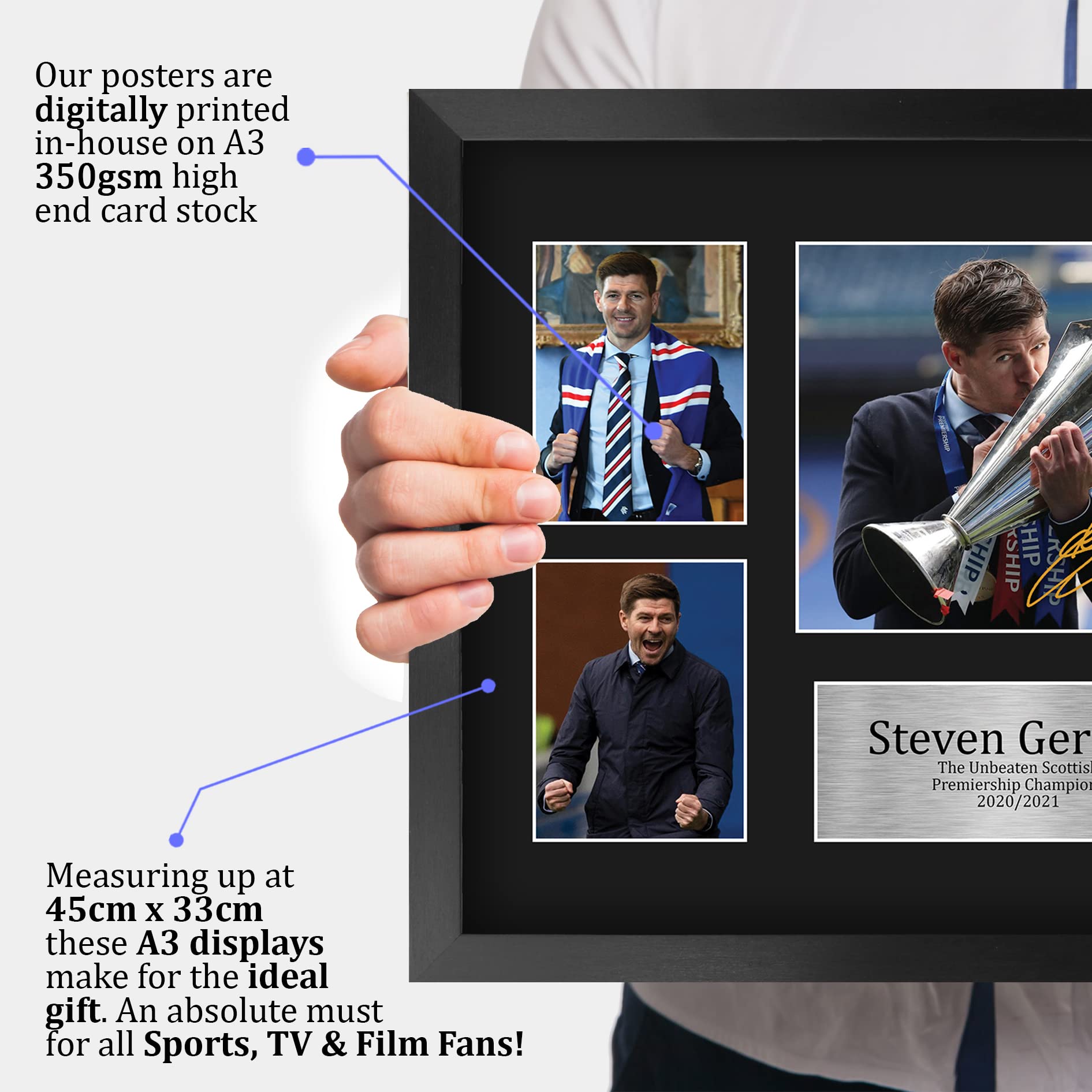 HWC Trading Tom Hanks A4 Senza Cornice Firmato Regalo Visualizzazione Delle Foto Print Immagine Autografo Stampato Per Forrest Gump Gli Appassionati Di Cinema