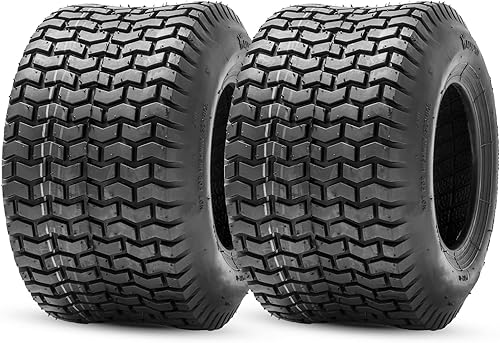 HALBERD 2 neumáticos para cortacésped de 24 x 12.00-12, aptos para césped, 24 x 12-12, gran tracción para tractores de jardín, cortacéspedes,