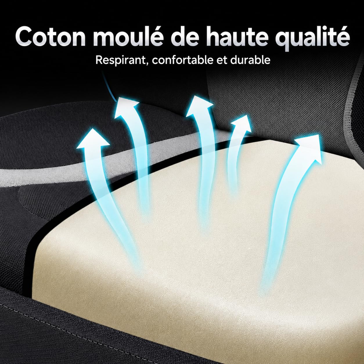 Chaise Gaming pour Adultes, Chaise Bureau Gaming, Chaise de Bureau Ergonomique avec Repose-Lombaire, Appuie-Tête, Repose-Pieds et Rotation 360° (Noir)