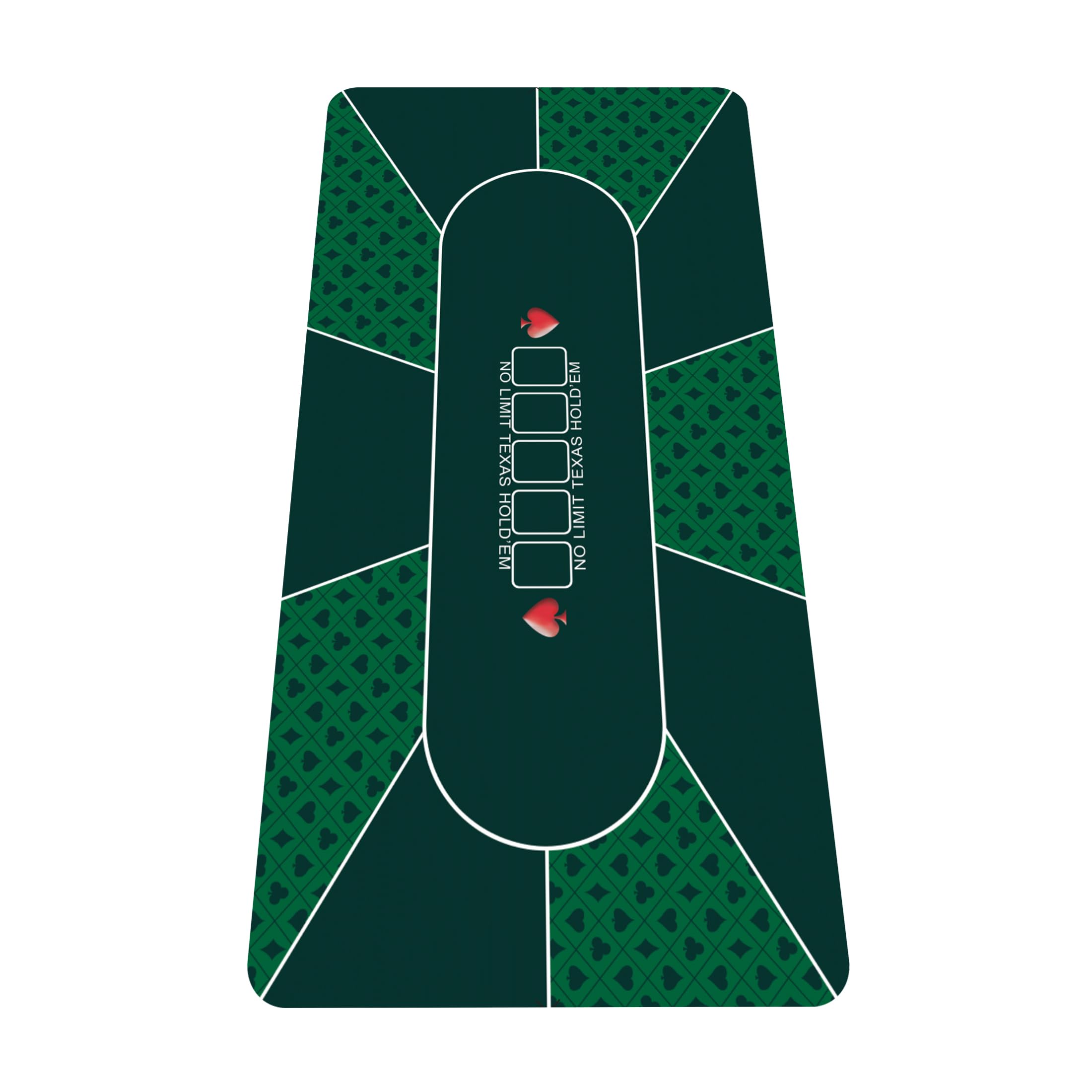 Portable Poker Mat Aazon.co : Nuveti 63 X 31 Foldable Texas Poker Card ...