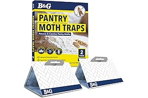 B&G Pantry Moth Traps with Pheromones: Eliminate Kitchen Moth Infestations Effectively