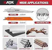 Vista 3 de KATA Sierra de mano plegable para manualidades – Cortador de paneles de yeso compacto 2 en 1, herramienta práctica con hoja de corte múltiple