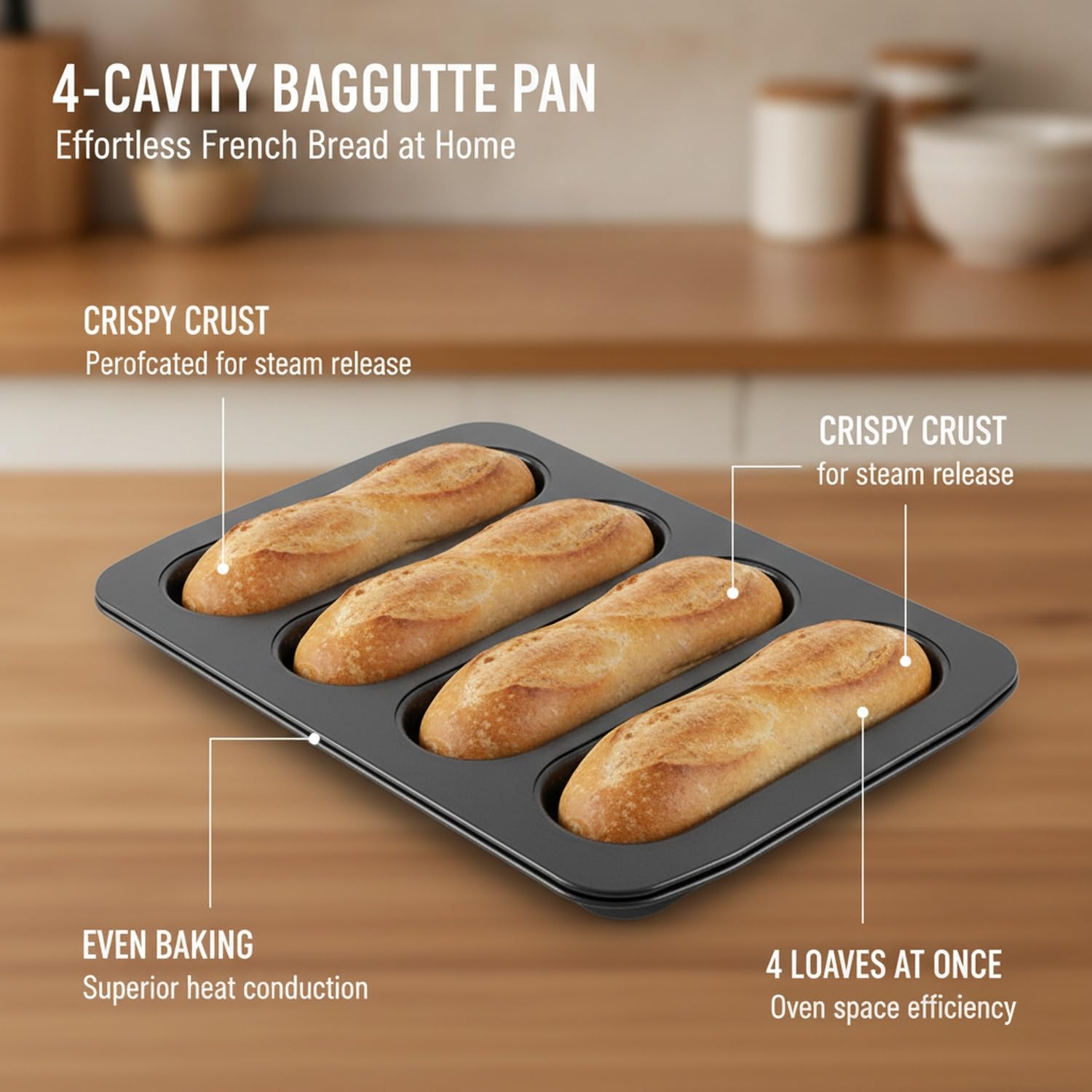 Teglia per Baguette
