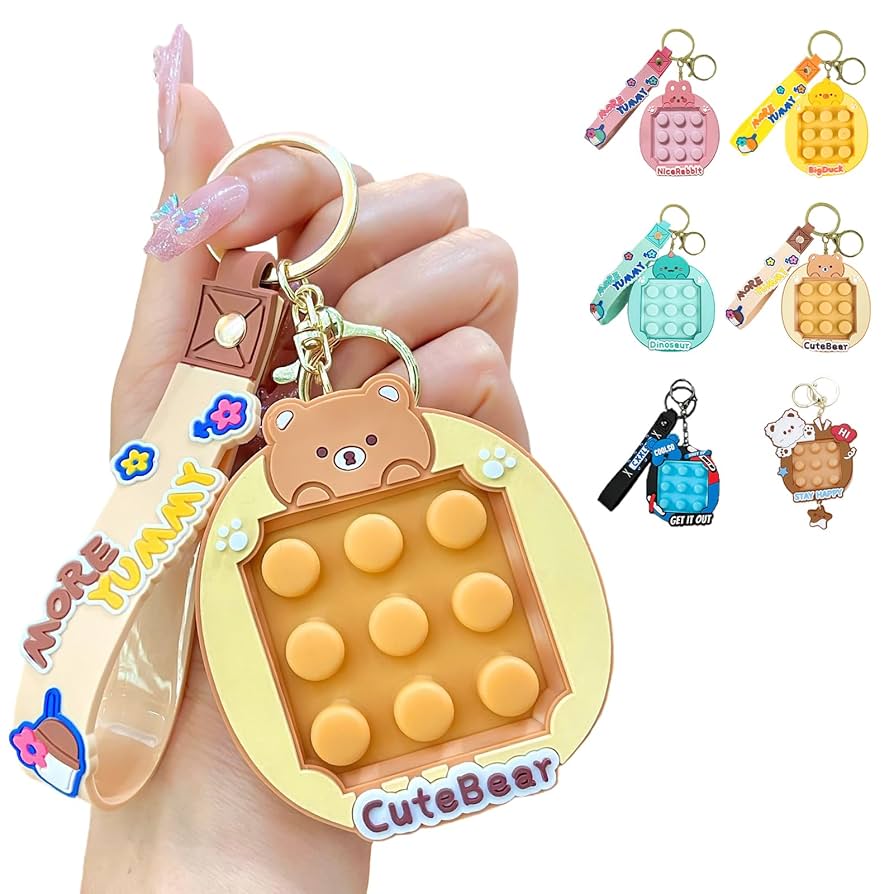 新品【プッシュポップ キーホルダー 300個】ポップイット まとめ