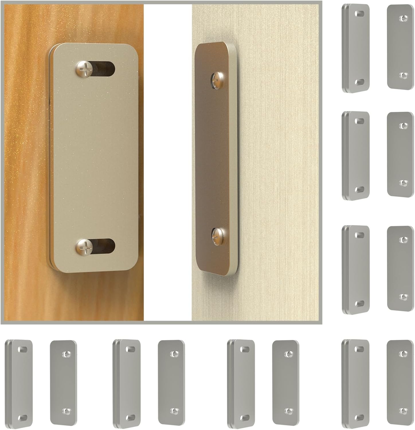 Ultra Thin Cabinet Magnets Door Catch, Adhesive Drawer Latch,Cabinet ...