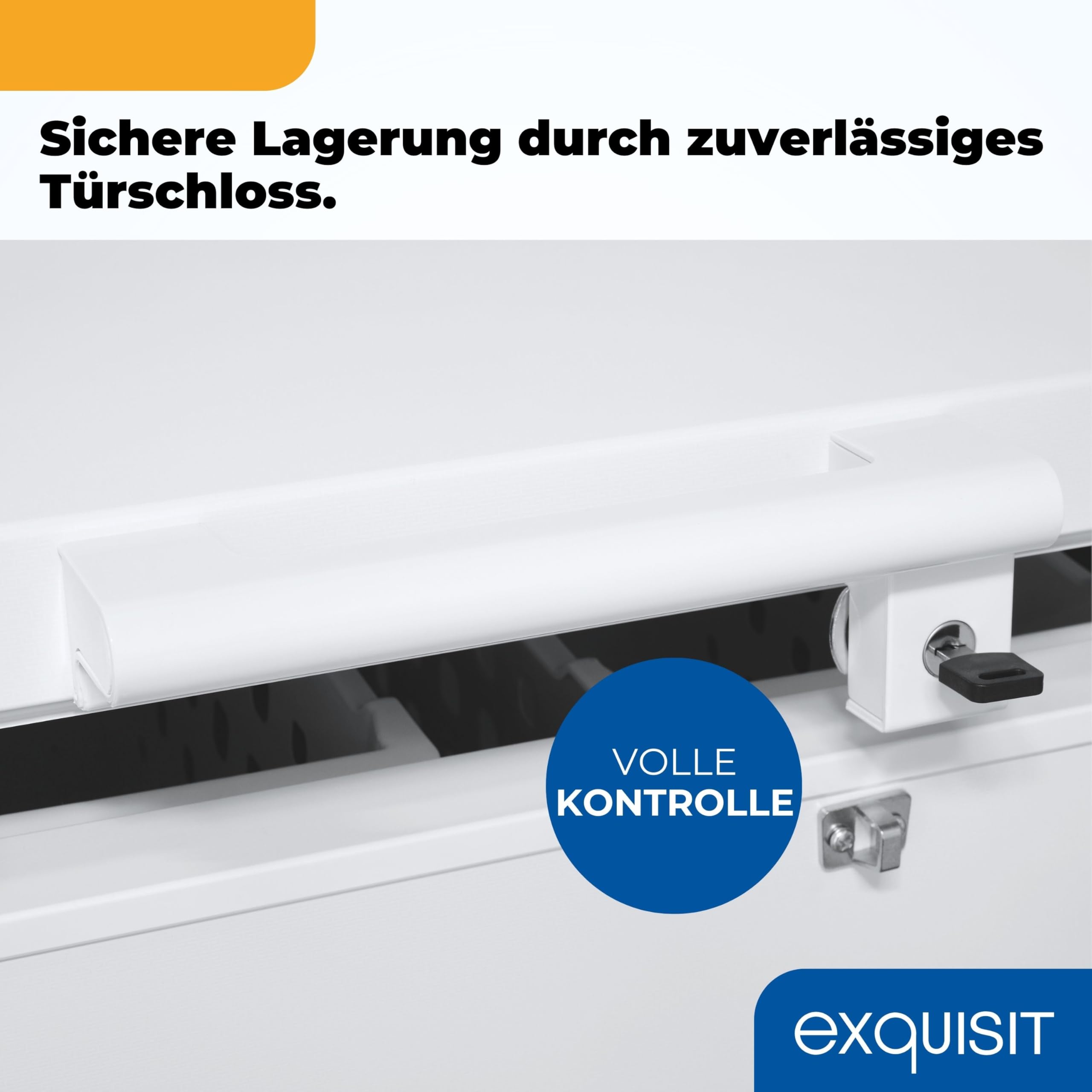 Exquisit GT201-HE-040E Gefriertruhe - 198 Liter Kühlbox mit 4-Sterne-Fach | 2-in-1 Funktion mit Kühlen & Gefrieren - Abschließbar - 200 kWh/Jahr - LED-Licht & Schnellgefrier-Modus - Inklusive 2 Körbe