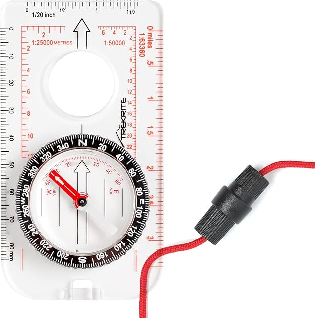 Trekrite Explorer Compass for Map-reading and Navigation