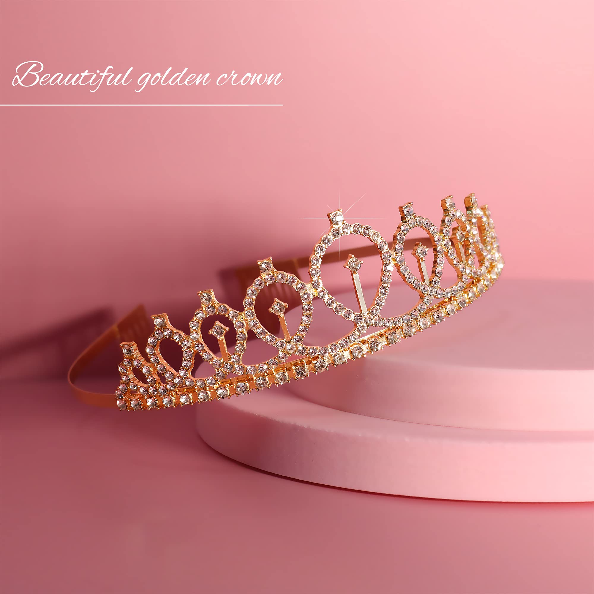 Couronne Et Ceinture D'Anniversaire Strass - Ensemble Décoratif Pour Filles Et Femmes, Fêtes & Cosplay - 11
