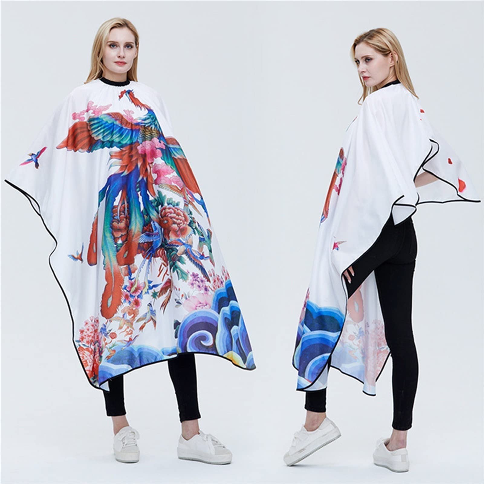 UNNS Haarschneideumhang Friseur Capes Schal Haarschnitt Tuch Friseur Friseur Salon Professionelle Perm Haircut Capes for Erwachsene Männer Frauen Frauen Haarschnitt-Umhang (Color : A)