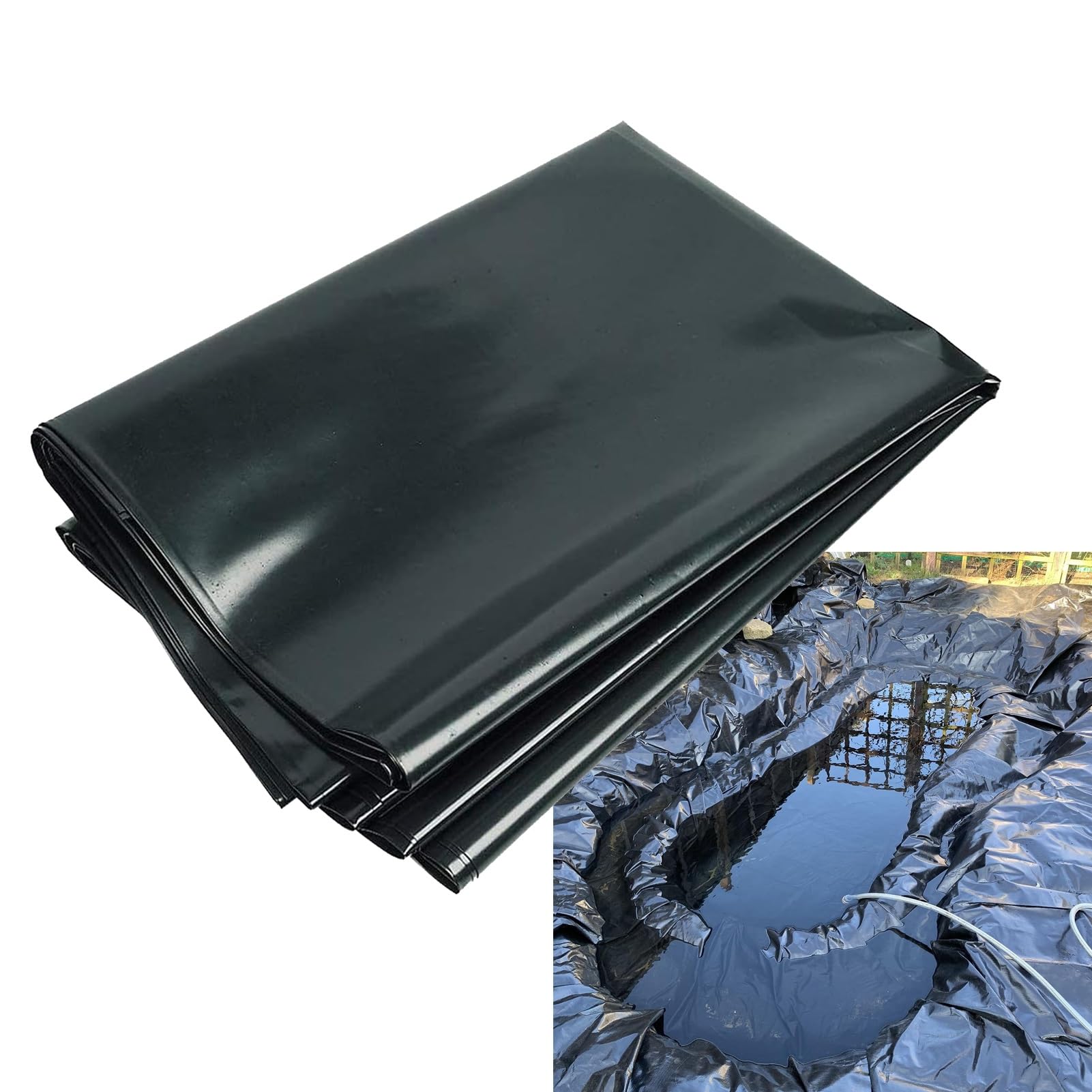 Revêtement bassin HDPE pour fontaines de jardin | Membrane étanche extérieure tout terrain
