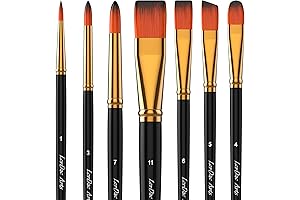Professional Artist Brushes for Acrylic Painting