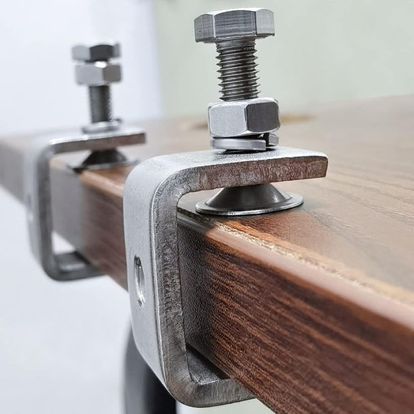 GOIYZTTR Lot De 6 Serre-joints En C En Acier Inoxydable Avec Crochets Et Vis à