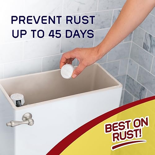 Miniatura 4 de Iron OUT Limpiador automático de inodoros repele el óxido y las manchas de agua dura con cada lavado limpiador de inodoro doméstico paquete de 1 6