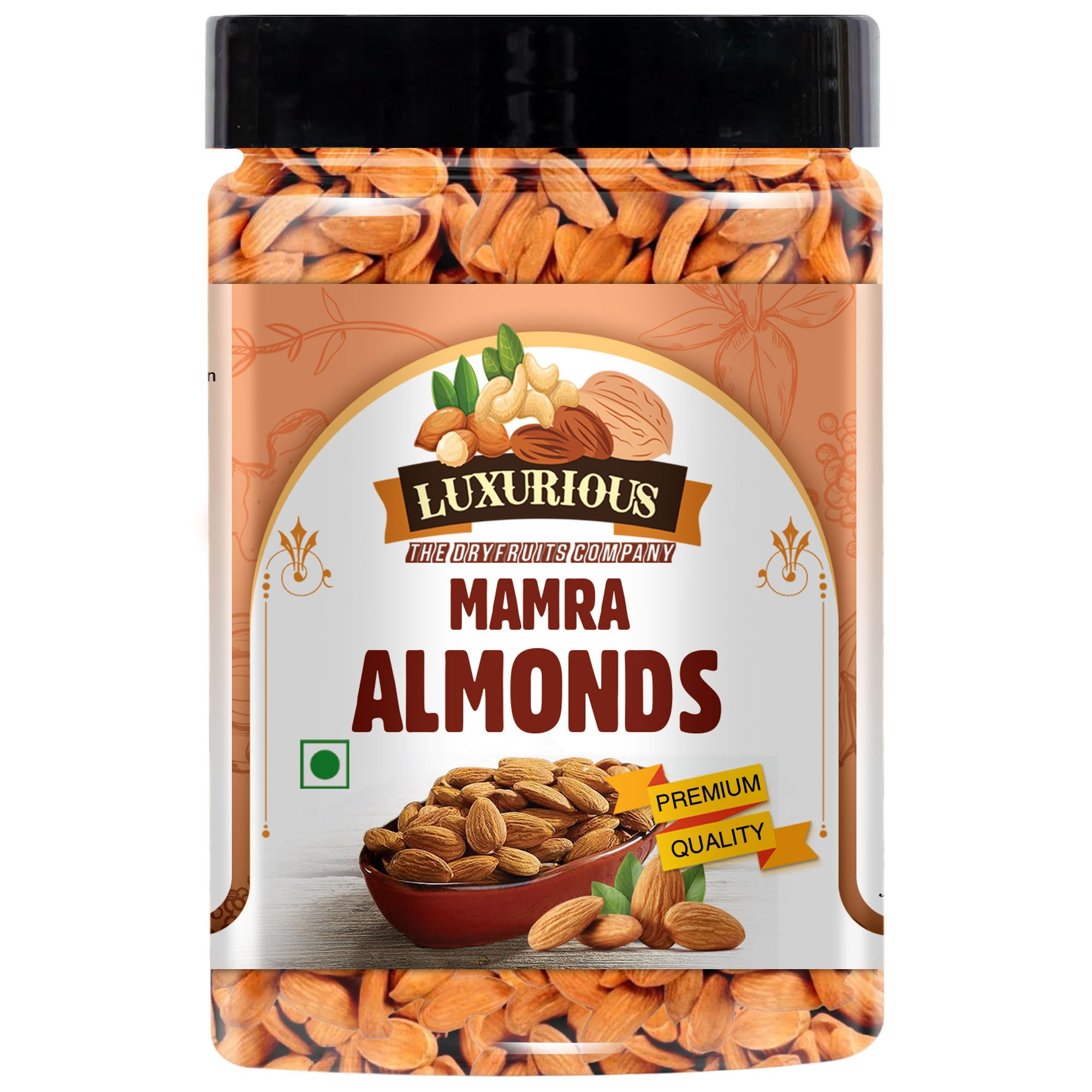 Luxurious Mamra Almonds - 500g Jar | Natures Crown Jewel | Distinctive, Large Size, Crunchy Texture & Nutrient-Rich | Helps in Heart Health, Nutritional Balance & Versatile Culinary Uses (B0CSX89RVC) Amazon Price History, Amazon Price Tracker