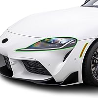 Vista 9 de BOGAR TECH DESIGNS Kit de película de tinte para reflector de luz trasera completa compatible con Toyota GR Supra 2020-2025, humo oscuro