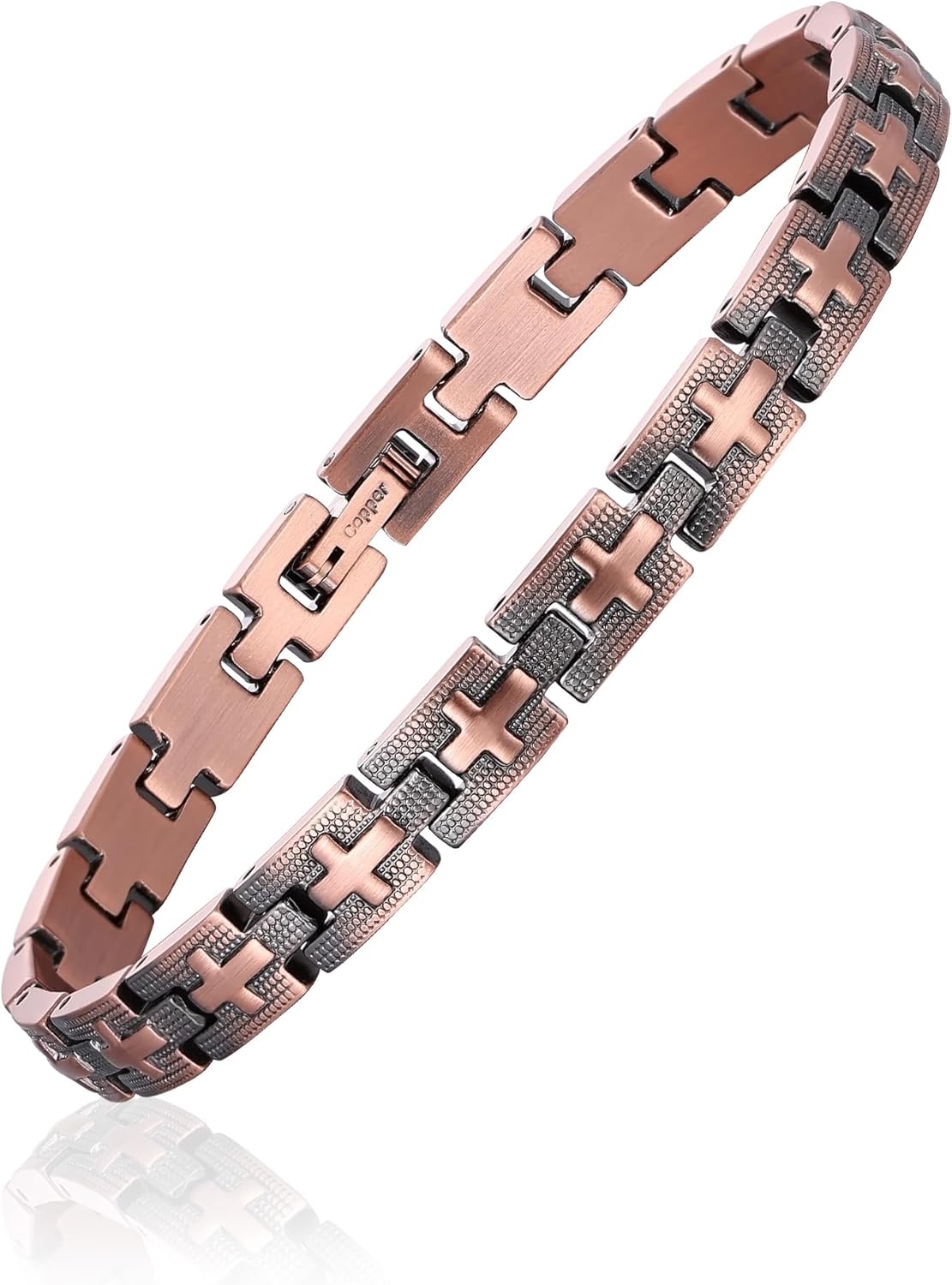 MagEnergy Copper Bracelets for Women, 100% Solid Copper Bracelets, Pure, Raw Handmade Copper Jewelry Gifts