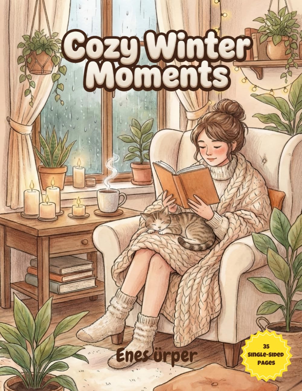 Cozy Winter Moments: A Relaxing Coloring Book for Winter Evenings (Simple Cozy Moments)