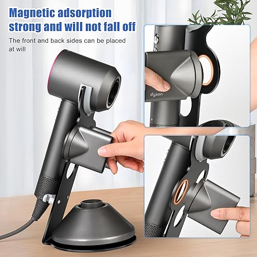 Miniatura 9 de YCHF Supersonic - Soporte para secador de pelo Dyson, soporte para secadora de pelo, soporte para secadora de pelo para Dyson SupersonicSoporte de