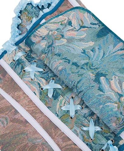 Alivila.Y Fashion Espartilho feminino com cadarço, modelador de busto, corpete para mulheres, Margar