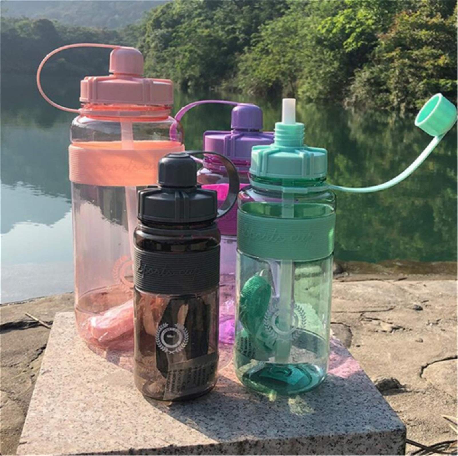 Bouteille d'eau de Sport en Plein air, Grande capacité, Portable, pour Escalade, vélo, sans BPA, pour Salle de Sport