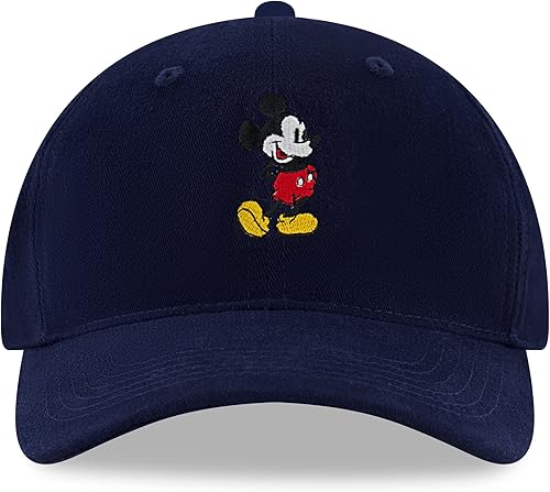 Miniatura 10 de Disney Gorra de béisbol de Mickey Mouse para hombre sombrero de papá a presión
