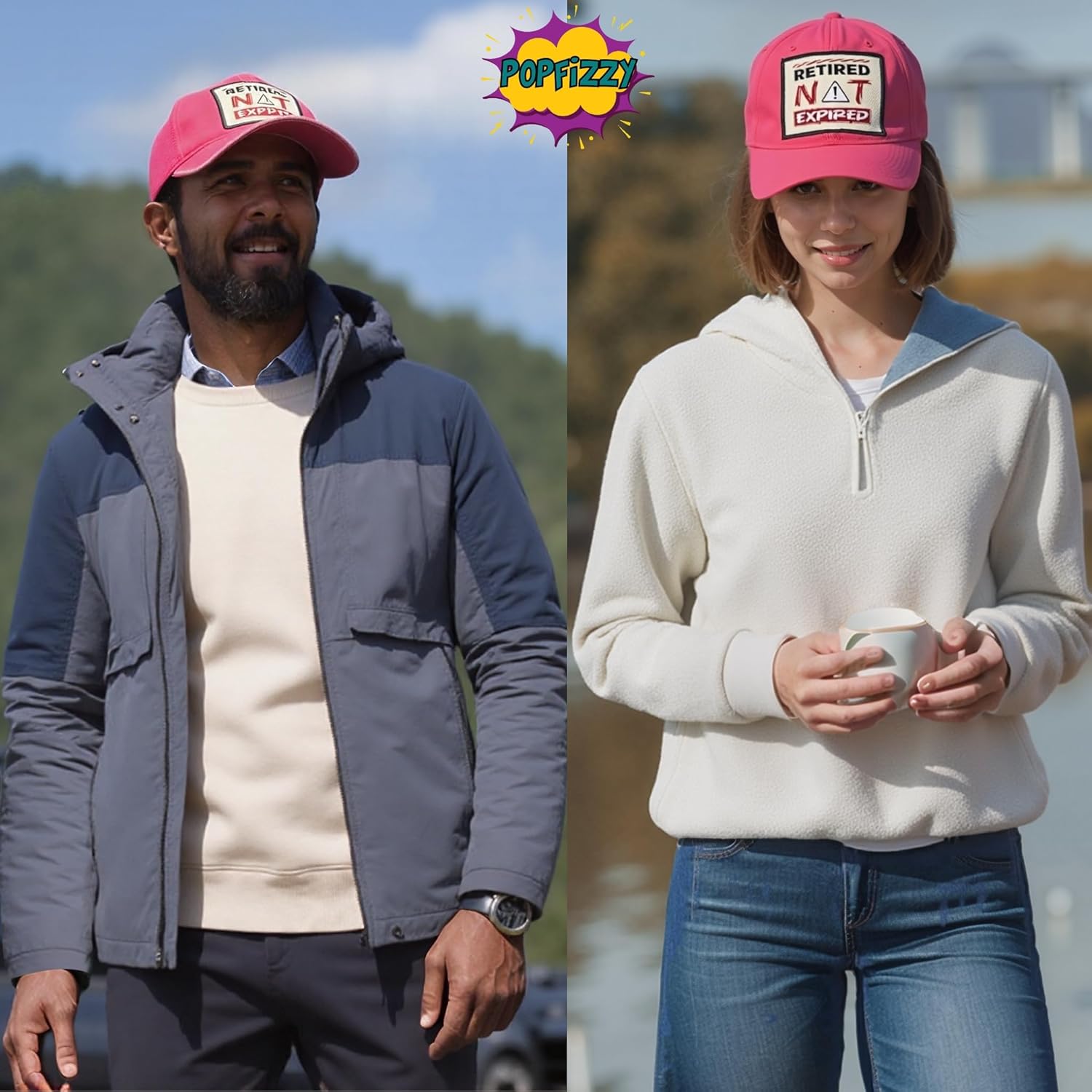 Popfizzy Funny Hats for Men and Women, Fun Adult Baseball Cap, Funny Birthday Gifts for Women and Men, Cool Dad Hat Gift Idea - Image 6