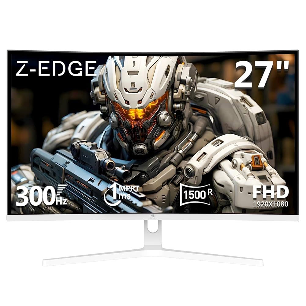 Amazon.com: Z Z-EDGE 27 inch Curved Gaming Monitor, FHD