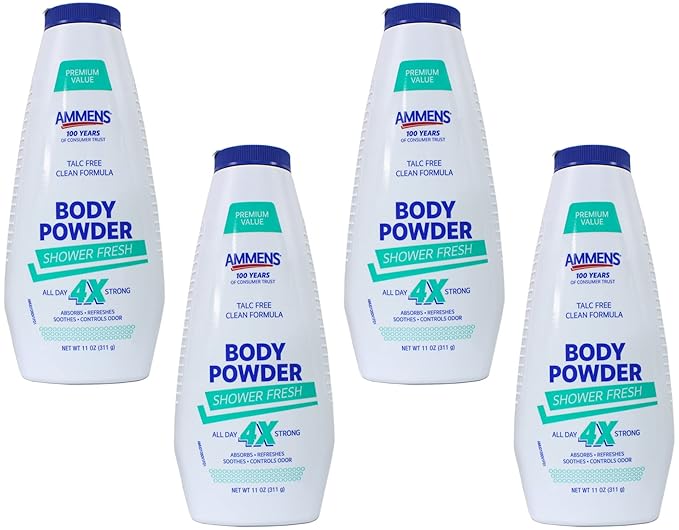 Buy Ammens Medicated Powder, Shower Fresh Formula, 11Ounce Bottles
