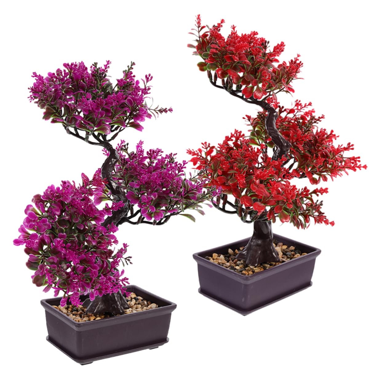 Fausse décor élégant Alipis bonsai artificiel réaliste pour meuble