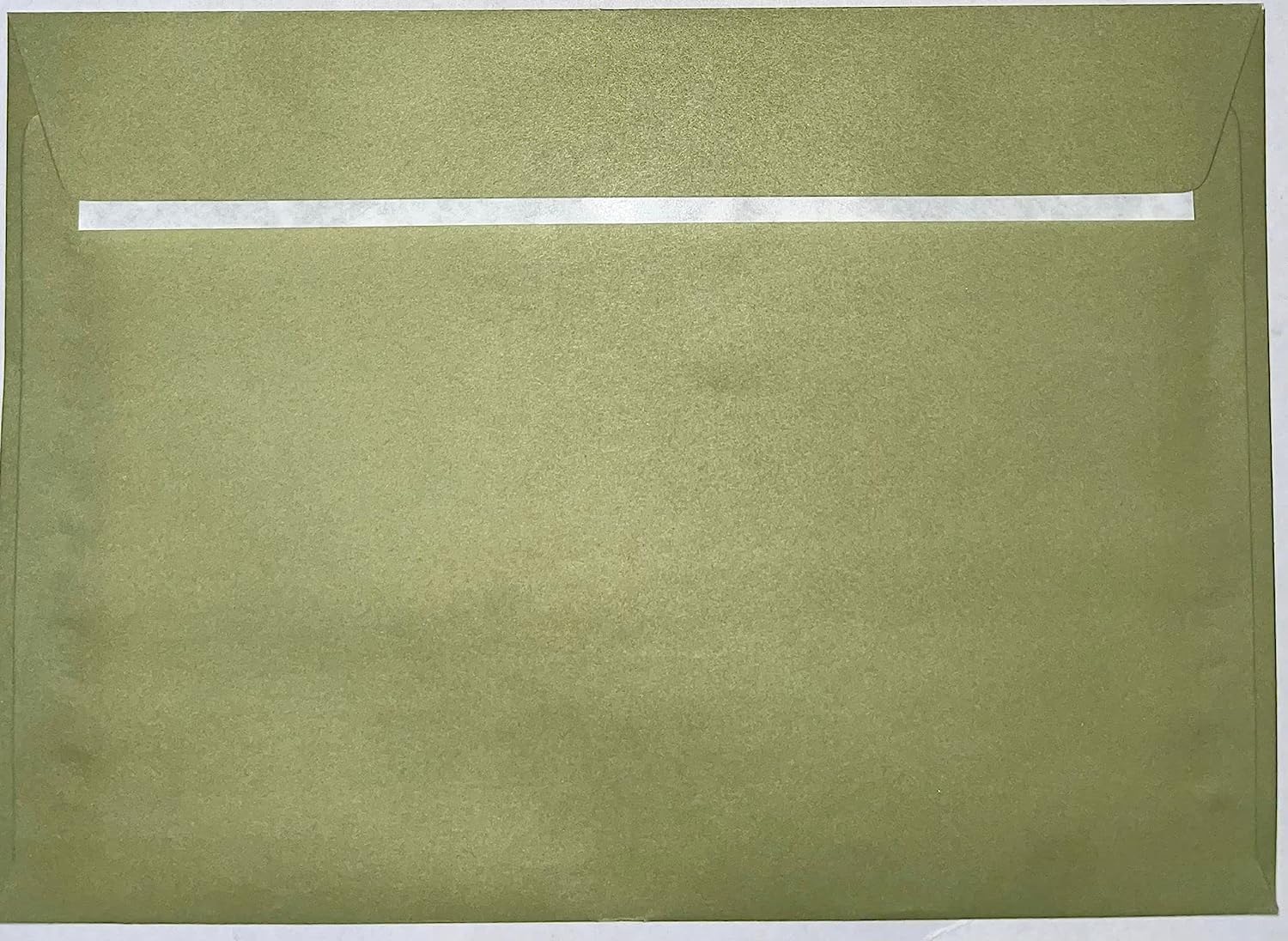C4 Coloured Envelopes for A4 Paper/Card Peel & Seal Flap Envelopes Pack of 100 (Olive Green Peel & Seal)