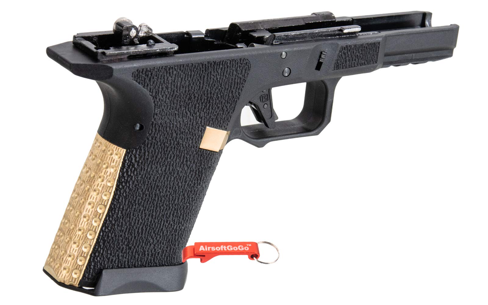 Amazon.co.jp: WE ガスブローバック G19 GBB用 ロアフレーム グリップ