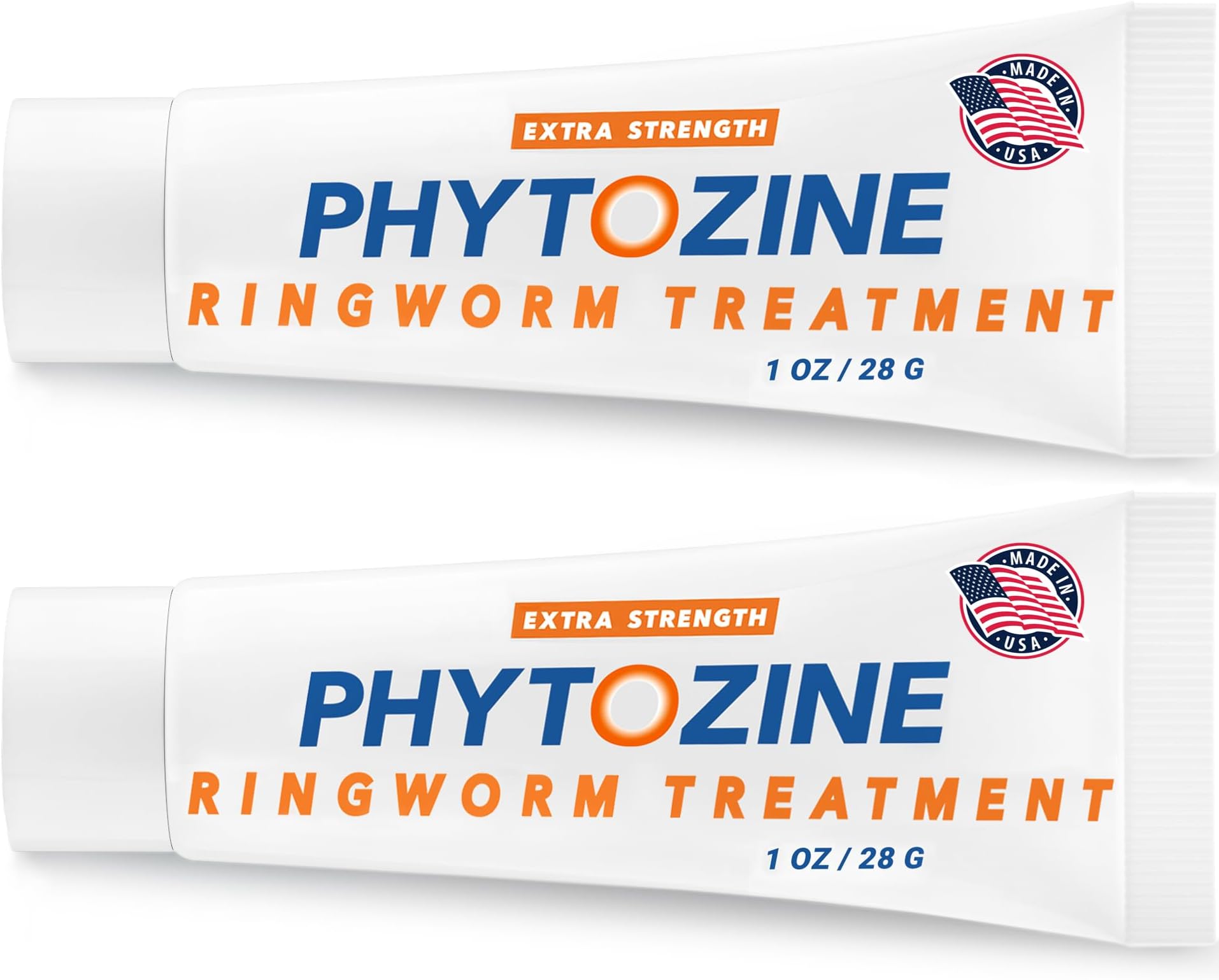 Anti Fungal Cream For Skin With 1% Tolnaftate - Ringworm Treatment For Humans - Effective Athletes Foot Treatment Cream - Nourished by 15+ Natural Oils & Botanicals - Made in USA-1 oz (2 Pc)