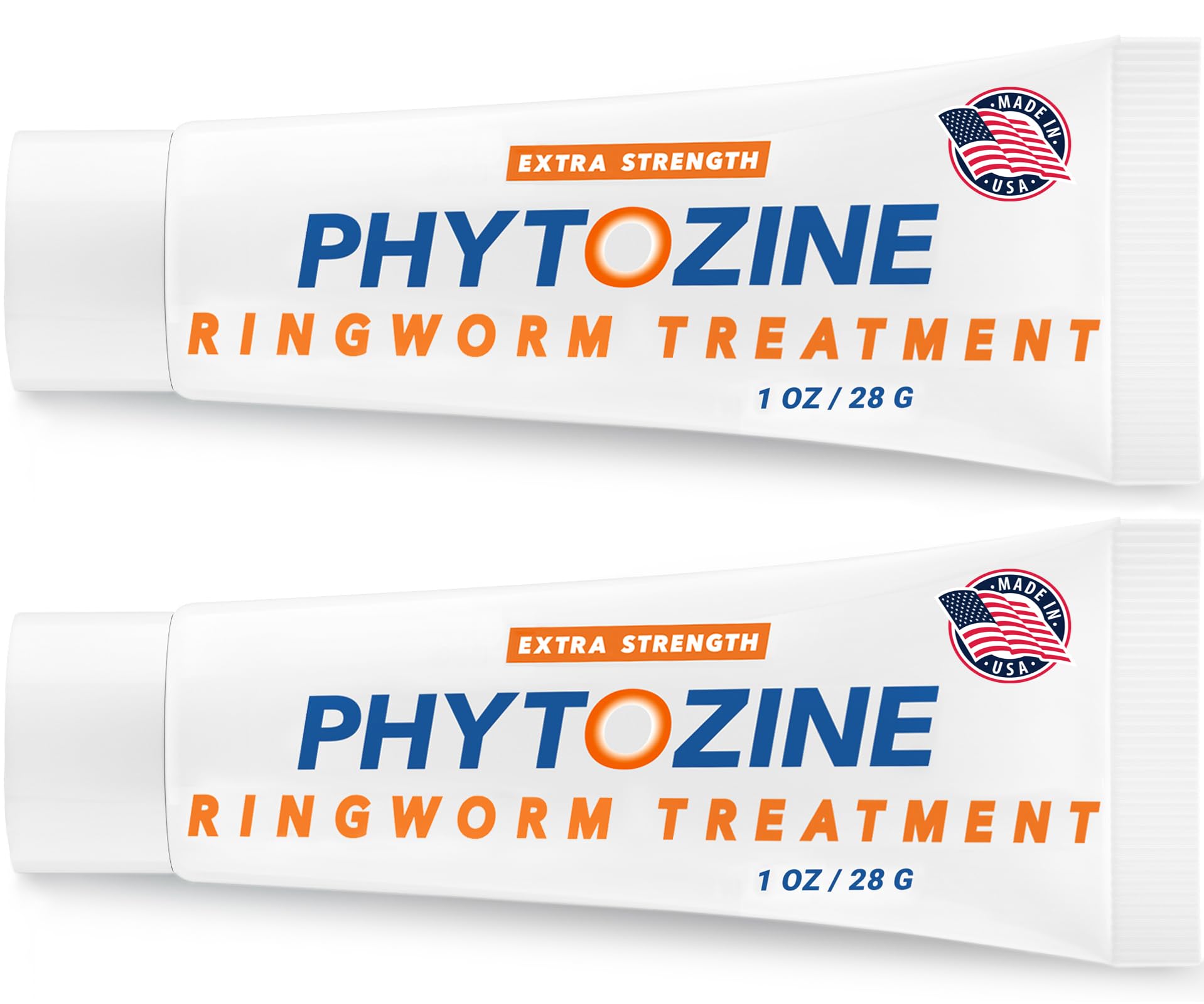 Anti Fungal Cream For Skin With 1% Tolnaftate - Ringworm Treatment For Humans - Effective Athletes Foot Treatment Cream - Nourished by 15+ Natural Oils & Botanicals - Made in USA-1 oz (2 Pc)