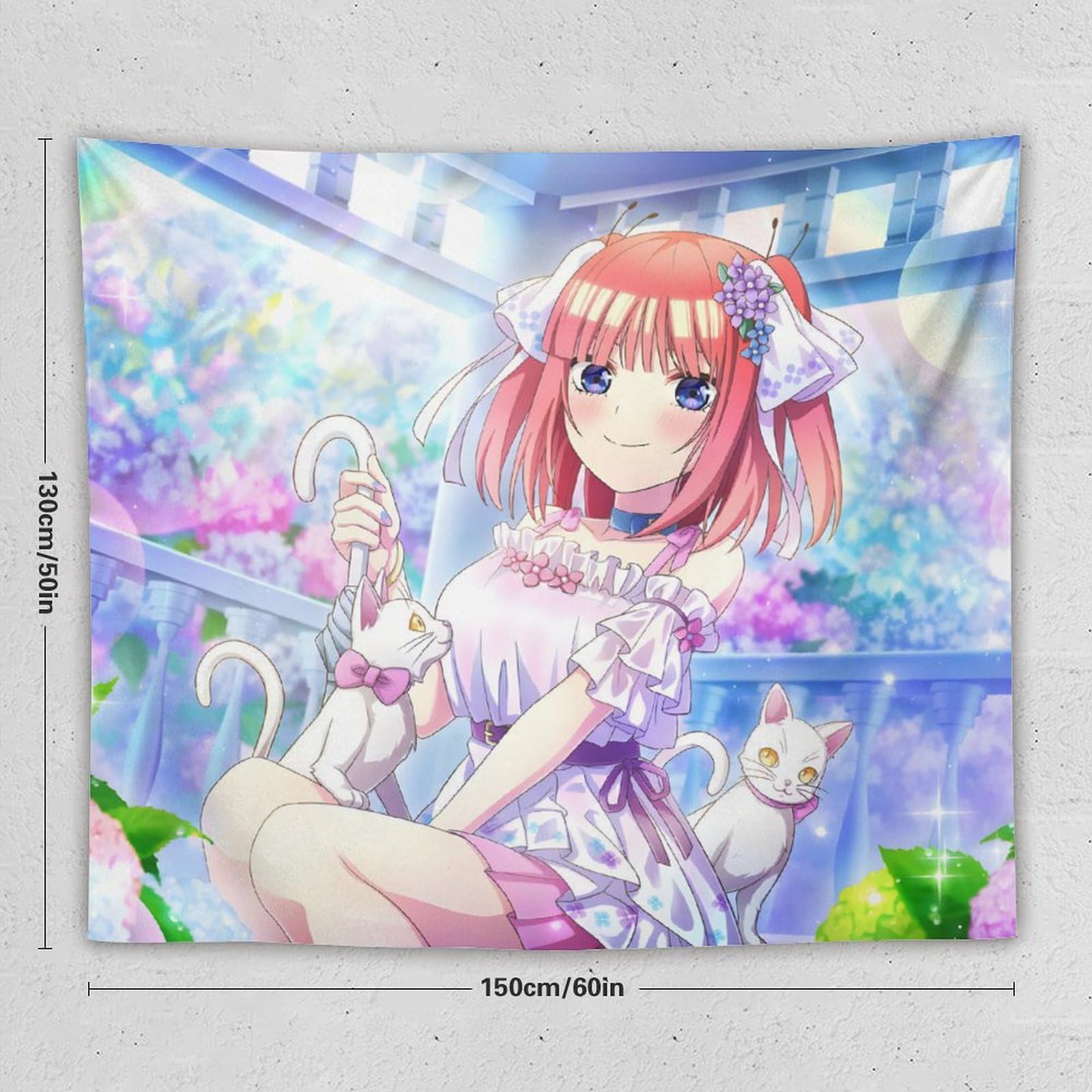 Amazon.co.jp: 五等分の花嫁 中野二乃 タペストリー 壁掛け 多