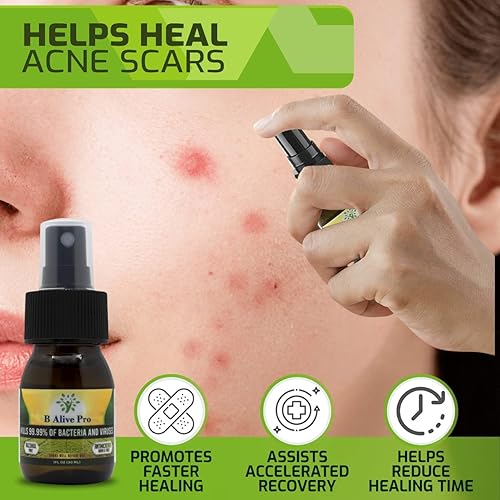 Miniatura 6 de B Alive Pro Spray antimicrobiano para manos y cara ingredientes totalmente naturales no tóxicos fórmula sin picaduras spray de limpieza seguro en y