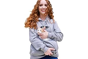 ALYC Cat Carrier Sweatshirt for Women: The Cozy Way to Bring Your Feline Friend Along