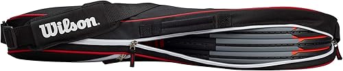 Vista 3 de Wilson Advantage - bolsas para raquetas de tenis Negro/Blanco/Rojo