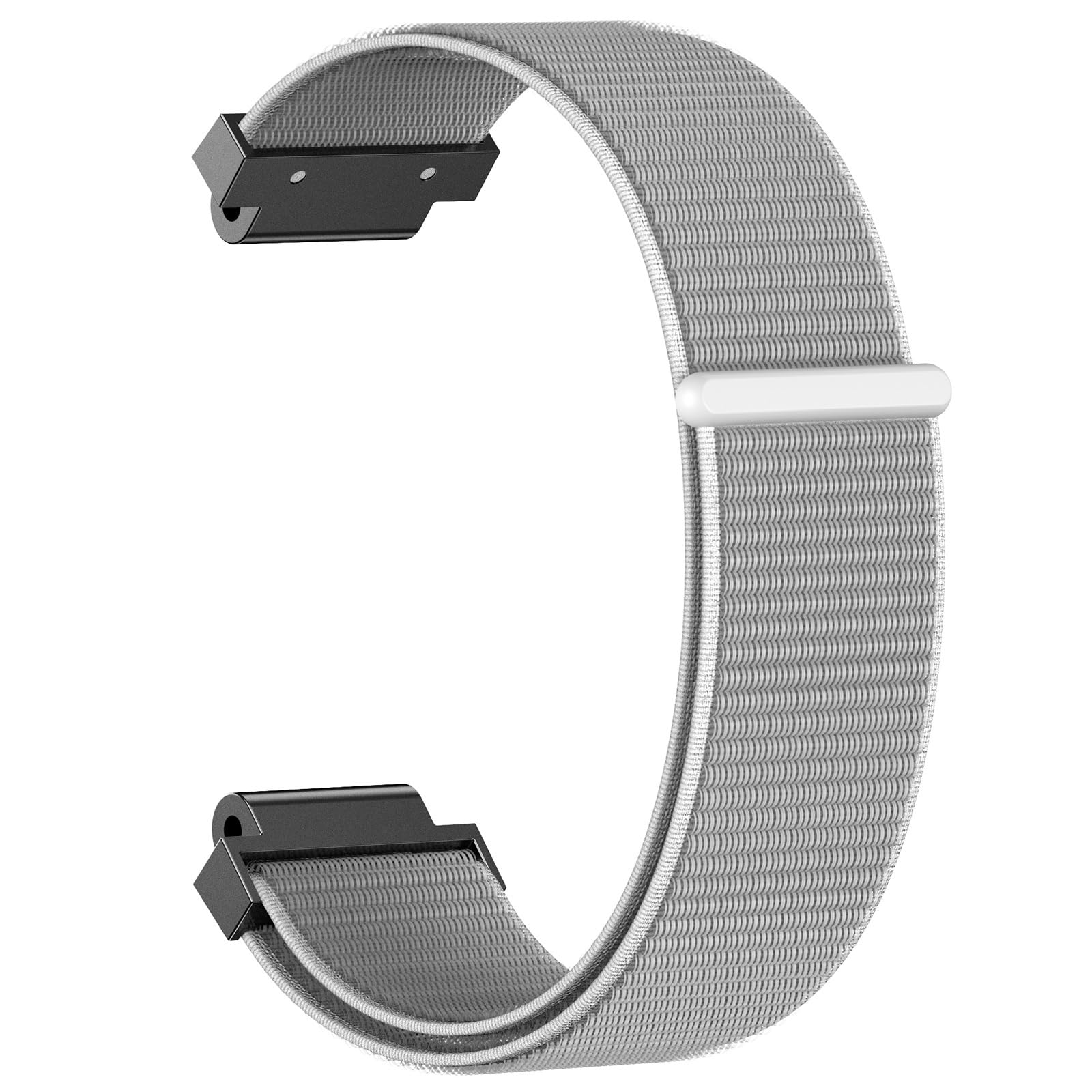 HABITZ Nylonowy pasek do zegarka 22MM kompatybilny for paskami Garmin Forerunner 735XT/230/235/620/635 kompatybilny for paskami Garmin Approach S6 dla sportu (Color : Wit, Size : 22mm)