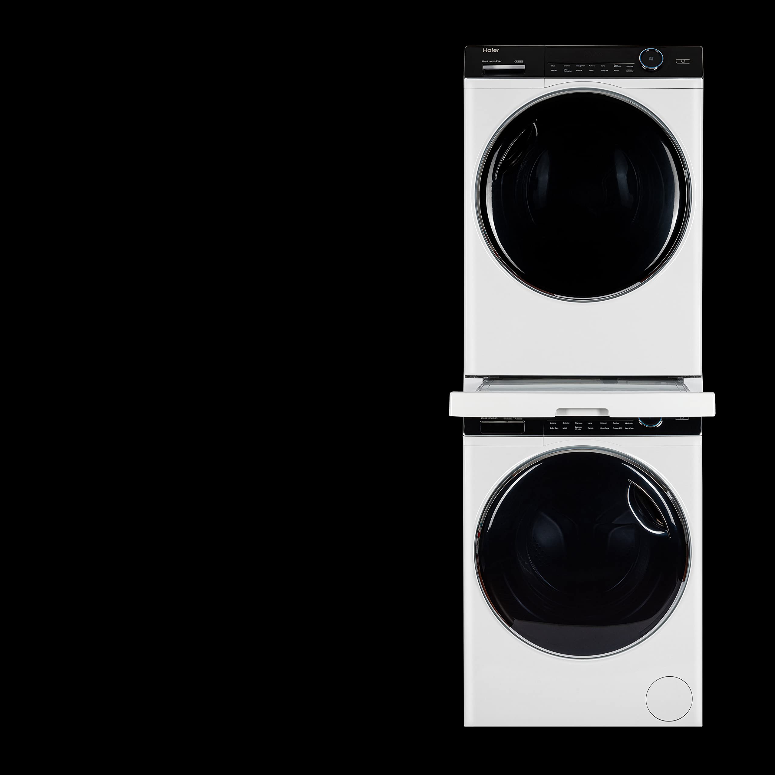Haier 35602564 Stacking Kit Łącznik do pralki i suszarki, Wykonany z najwyższej jakości materiałów, Kompatybilny z pralkami Haier serii 3, 5, 7 oraz suszarkami serii 5 i 7