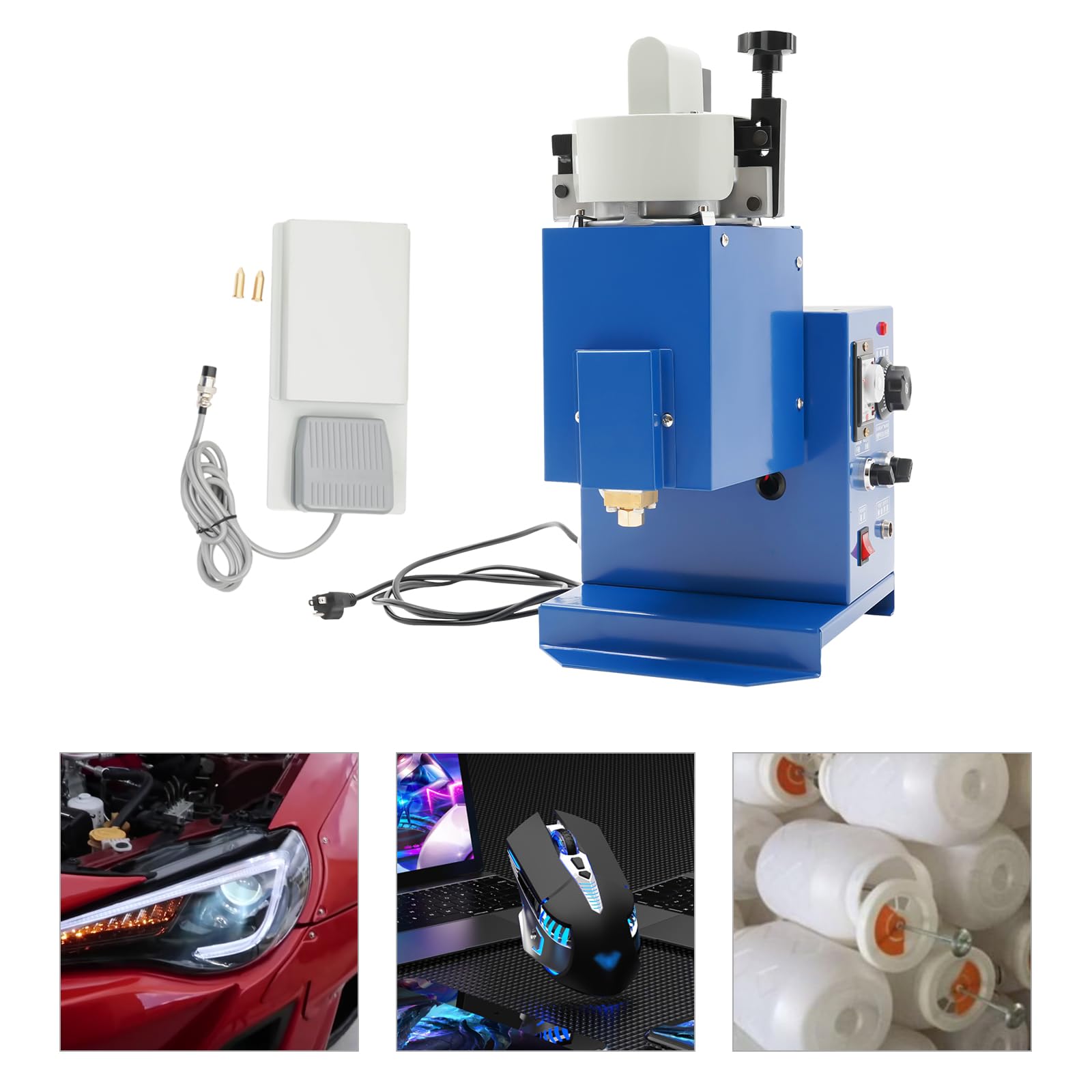 10000 CPS Viscosity Commercial Hot Melt Glue Spray Injecting Machine Glue Dispenser Professional Adhesive Injecting Dispenser Equipment(110V 900W)