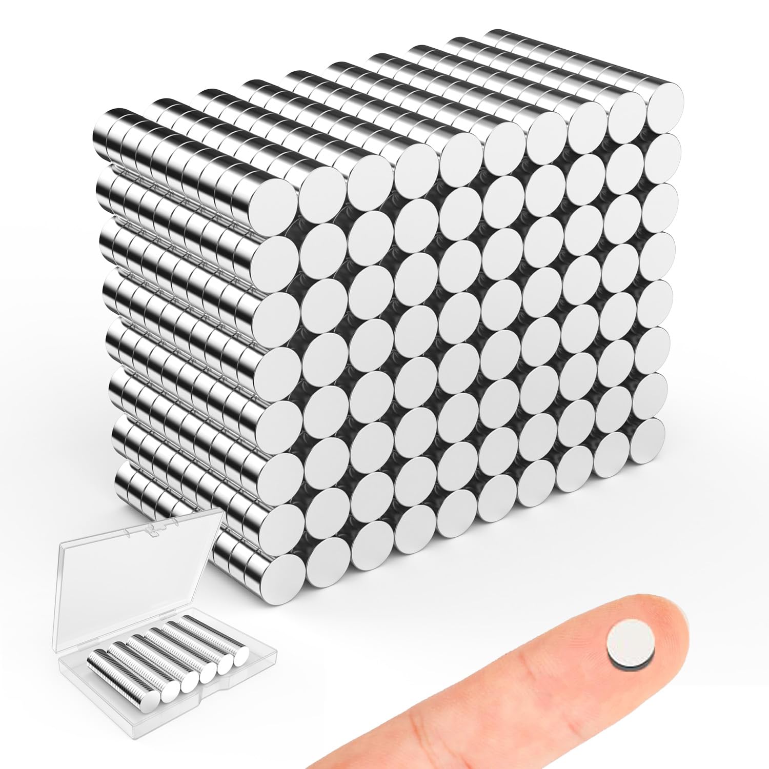 Small Magnets for Crafts, 10x3 mm Round Magnets 100 Pack — Amazon image 9